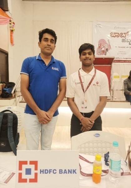 Inclusive hiring interviews in progress with support from student volunteers.