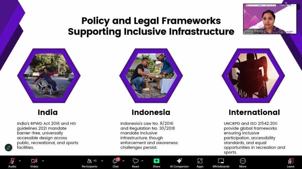 Accessible and inclusive sports facilities supporting sustainable development and health goals.